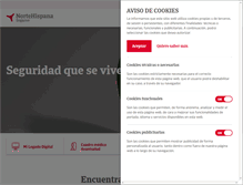 Tablet Screenshot of nortehispana.com